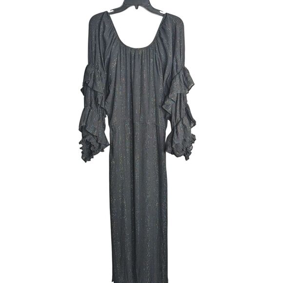 Jen’s Pirate Booty Revolution Kimono Electric Avenue Metallic Black Revolve M/L - Picture 4 of 11